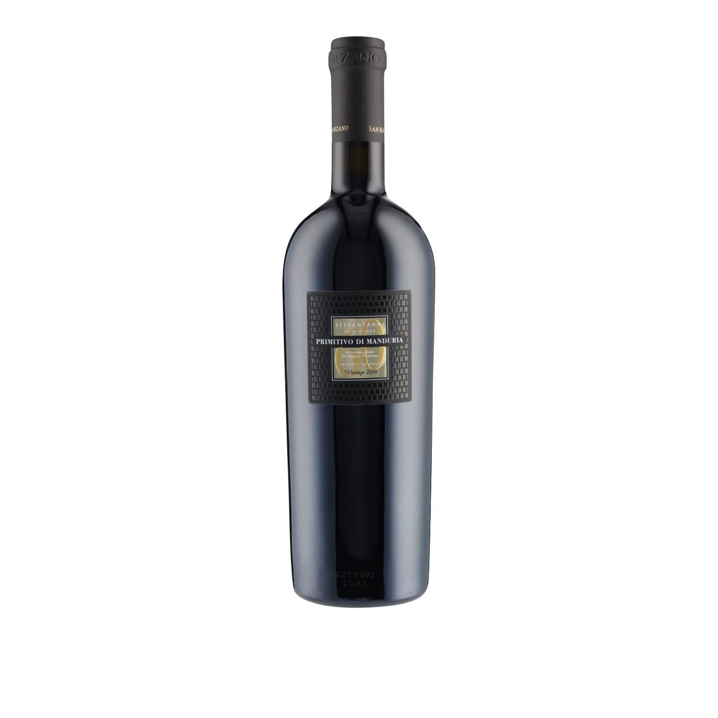 Primitivo di Manduria DOC Sessantanni Old Vines San Marzano 2018 0,75 ℓ
