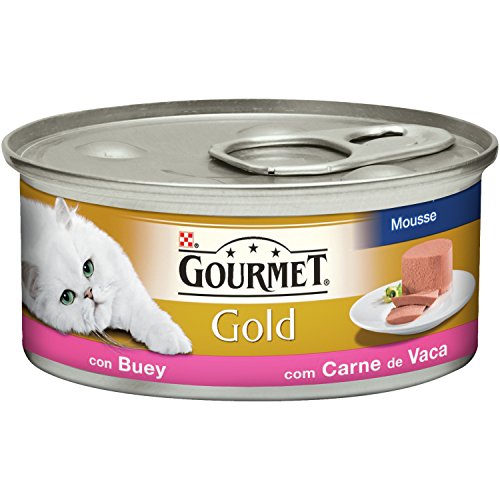 Gourmet, Alimento Completo per Gatti con Manzo - 85 gr