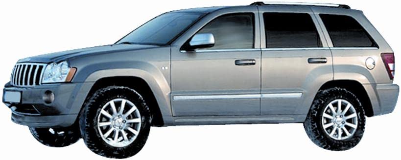 CG94 - Maniglia Portellone J!Eep Grand Cherokee 2005 Nera C/Pulsante Apertura Vetro Lunotto C/Foro Camera