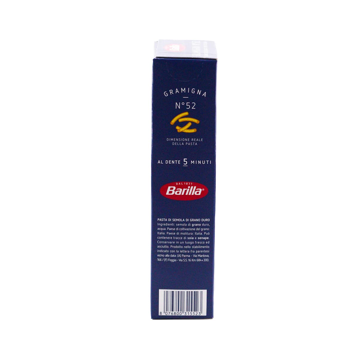 10 x Barilla Gramigna Italian Pasta No. 52 500 g