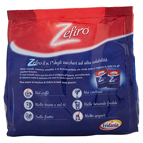 Zefiro Zucchero Bustine - 5 pezzi da 500 g [2500 g]