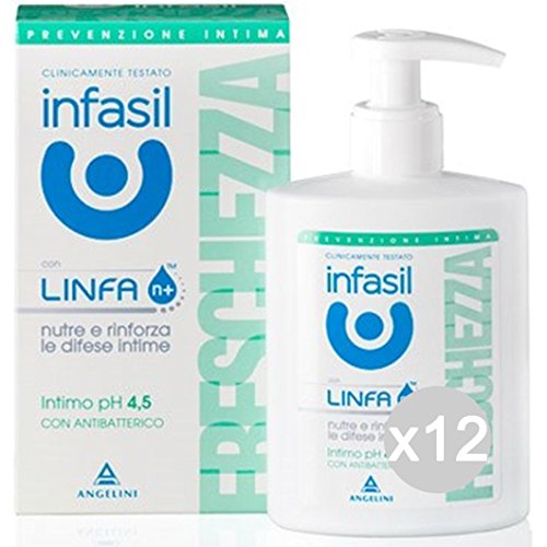 Set 12 INFASIL Intimo Ml 200 Freschezza Attiva Cura E Igiene Del Corpo