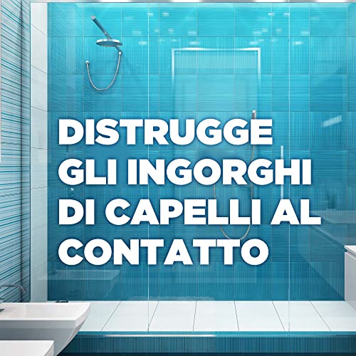 Mr Muscle Idraulico Gel, Stura Lavandini e Scarichi, Disgorgante per Tubi e Scarichi, SICURO PER I TUBI - Formato Scorta da 3 Pezzi da 1000 ml