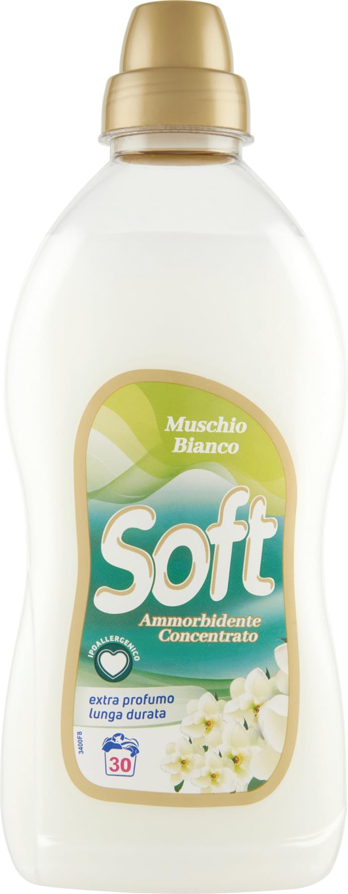 SOFT Ammorbidente Concentrato 30 Lavaggi Essenza Nature, Olio di Argan, 750 ml