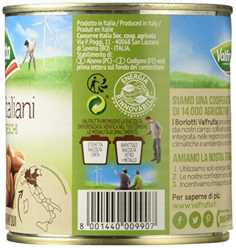 Valfrutta Set 8 Fagioli Borlotti Gr 400X3 Cibi E Alimentari