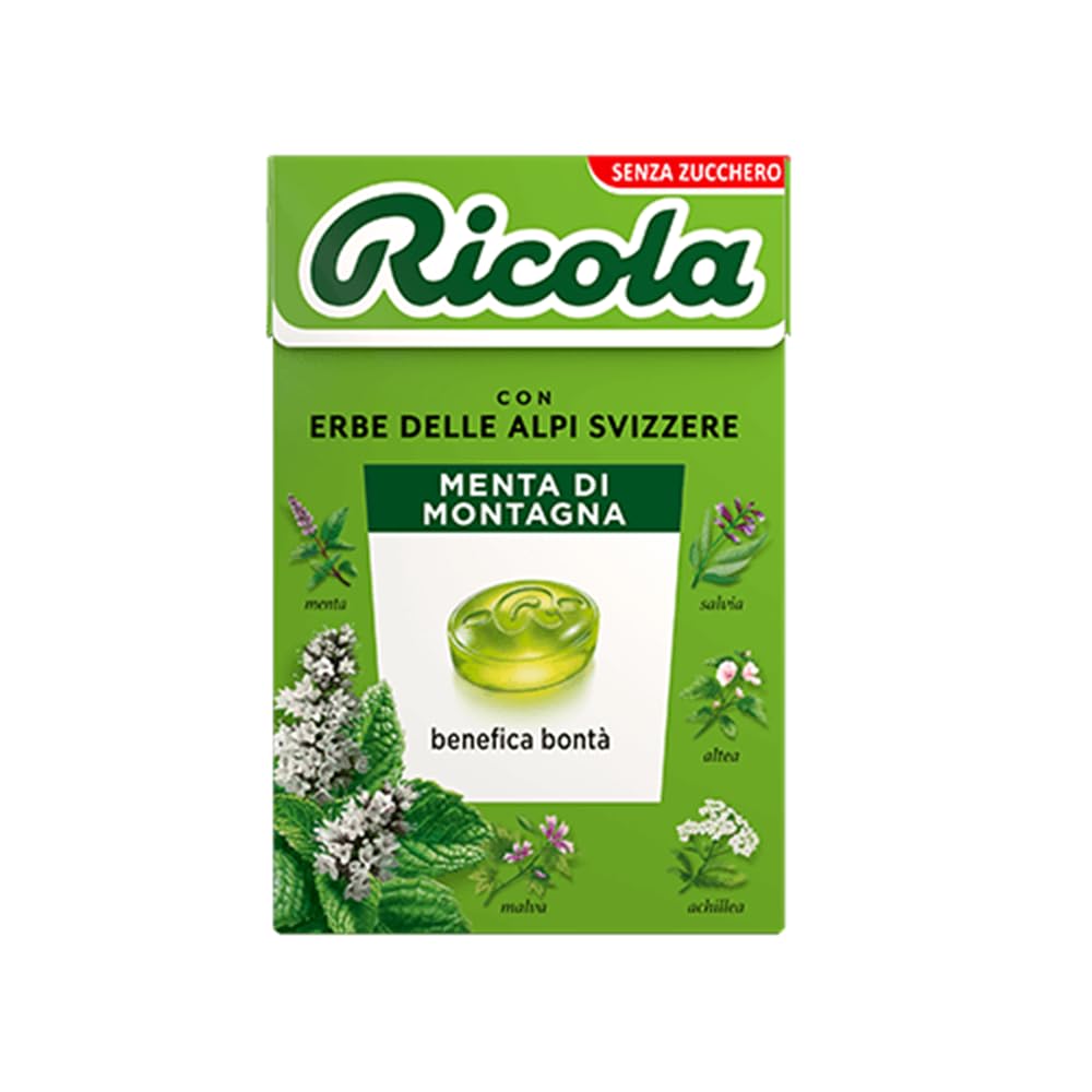 CARAMELLE RICOLA MENTA DI MONTAGNA ASTUCCIO pz 20