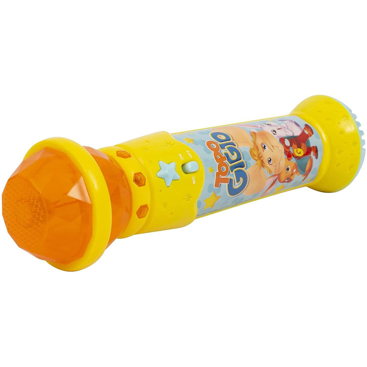 Topo Gigio - Microfono con Luci e Suoni, Voce Originale e Canzone "Sveglia Presto", Effetti Luminosi e Sonori, per Bambini dai 3 Anni, Giochi Preziosi