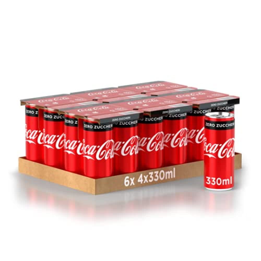 Coca-Cola Zero Lattina 330ml x24