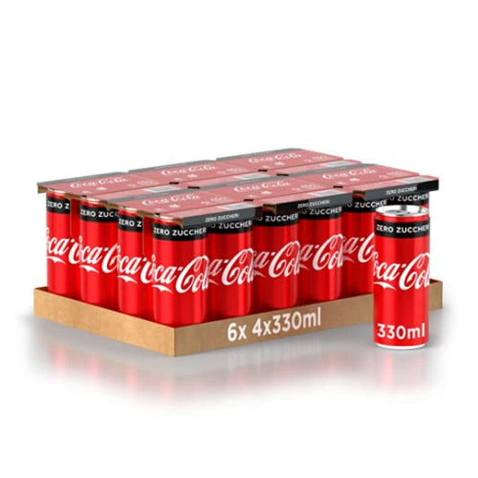 Coca-Cola Zero Lattina 330ml x24