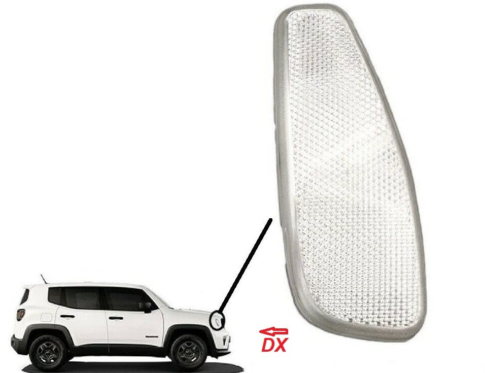 CG94 Catadiottro Laterale Renegade Dal 2014, Bianco Prodotto Compatibile