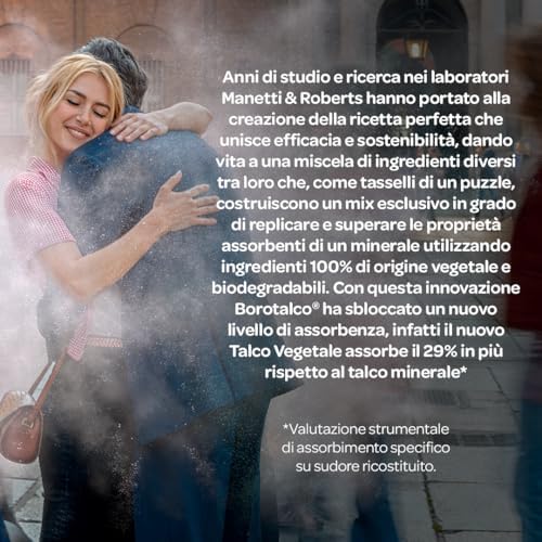 Borotalco, Deo-Salviette Originale, Salviette Deodoranti e Detergenti 2in1, con Molecole Anti-Odore e Formula Anti-Macchia, Efficacia Deodorante 48h, Ideali per Uso Quotidiano, Confezione da 12 Pz