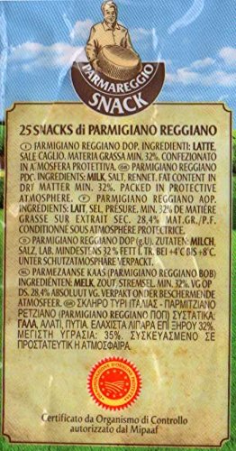 Parmigiano Reggiano 25 Snack da 20 gr.