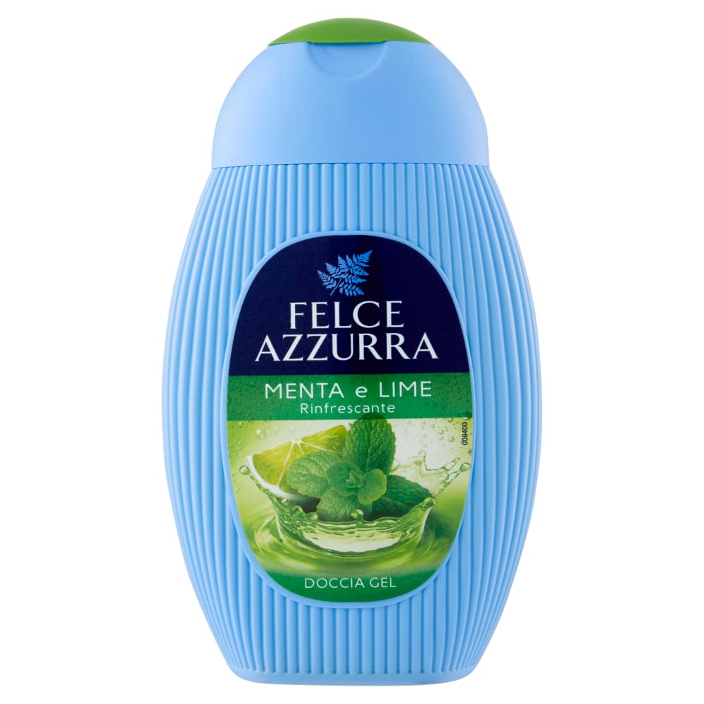 3x Felce Azzurra Menta e Lime Rinfrescante Gel da Doccia - Doccia Gel Bagnoschiuma 250ml