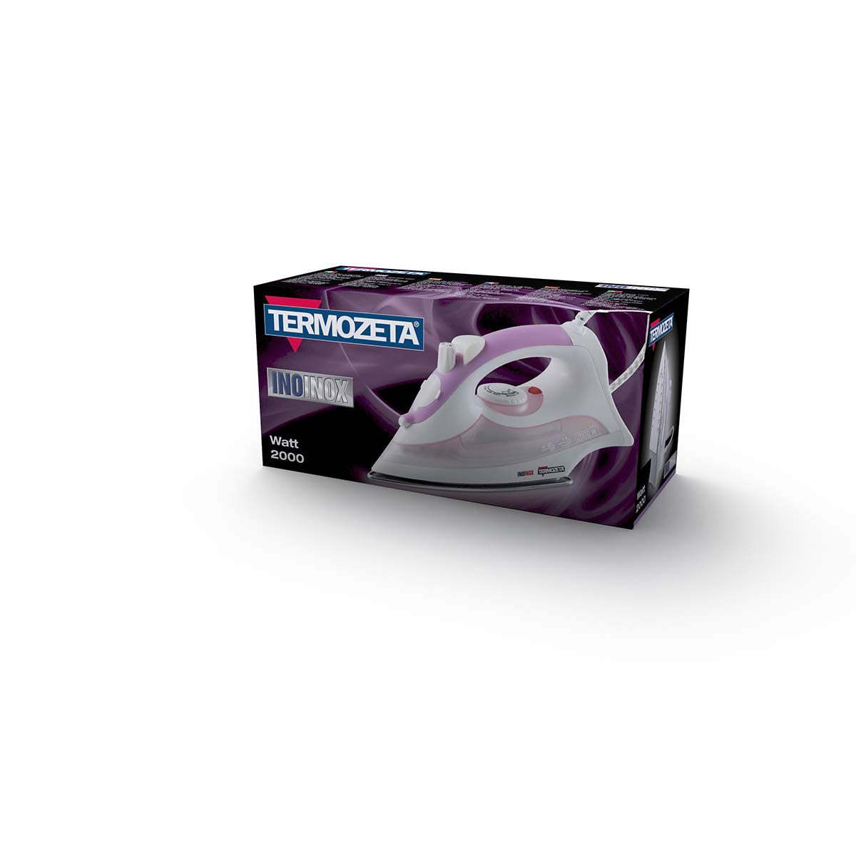 Termozeta 73467 INO Inox Mix Grigio, 2000 W, 0.2 Litri, Acciaio Inossidabile, Bianco/Blu