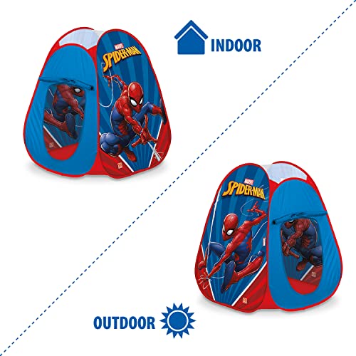 Mondo Toys - Spiderman Pop-Up Tent - Tenda da gioco per bambino / bambina - easy to open - borsa per trasporto INCLUSA - 28427