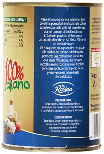 La Rosina - Datterini - 8 latte da 400 g [3200 g]