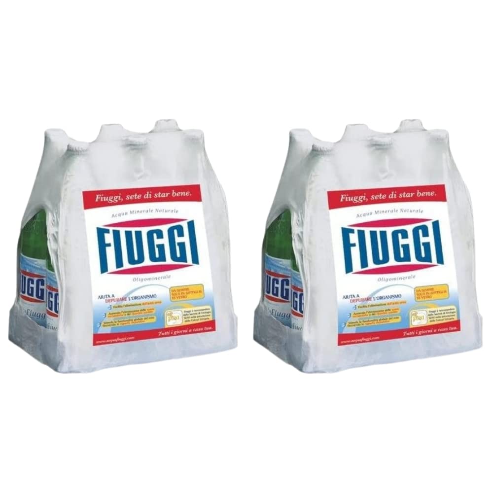 Acqua Fiuggi Naturale 12 Bottiglie Vetro Da 1 Litro