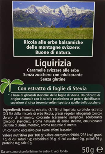 Astuccio Liquirizia - Pacco da 20 x 50 g