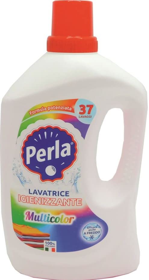 Perla Detersivo Lavatrice Igienizzante Liquido (Multicolor)