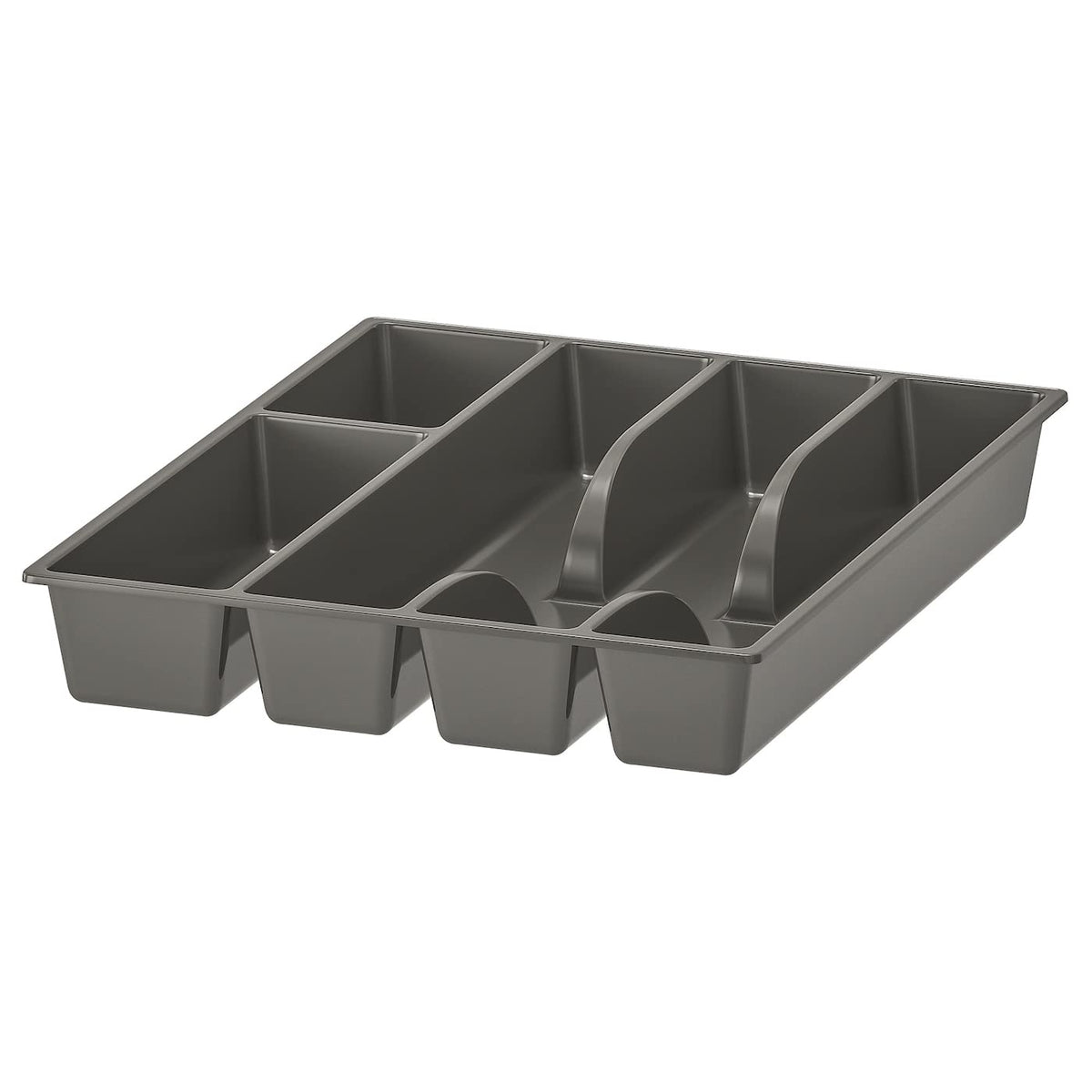 Ikea “Variera” - Inserto portaposate da cassetto, 31 x 26 cm, colore: grigio