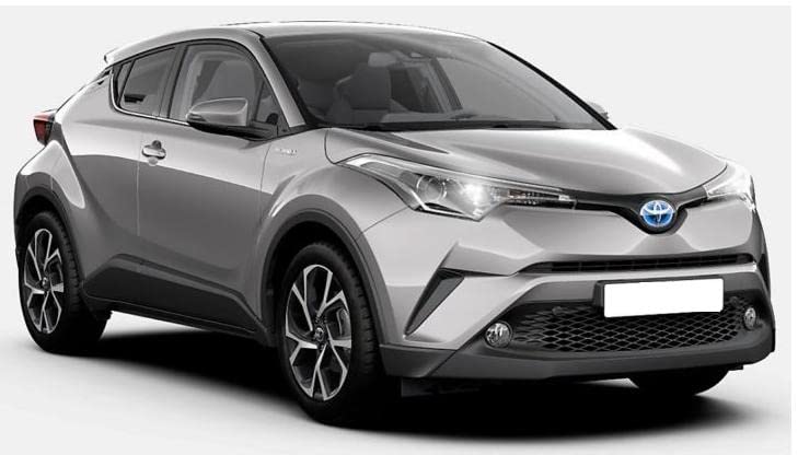 CG94 CALOTTA NERA VERNICIABILE [Lato Guida] Per Auto: CH-R