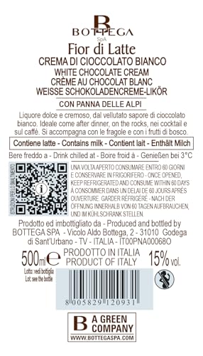 Bottega Crema di Liquore al Fior di Latte - 500ml