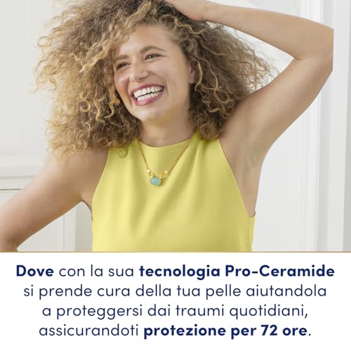 Dove, Deodorante Roll On Advanced Care Talco, Deodorante Antitraspirante, Formula Delicata Con Tripla Azione Idratante, Protezione Fino a 48 Ore, Deodorante Uomo e Donna, 50 ml