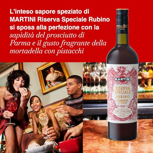MARTINI Riserva Speciale Rubino, 18% ABV, 75cl / 750ml, Aperitivo, Vermouth con Erbe Aromatiche Selezionate a Mano