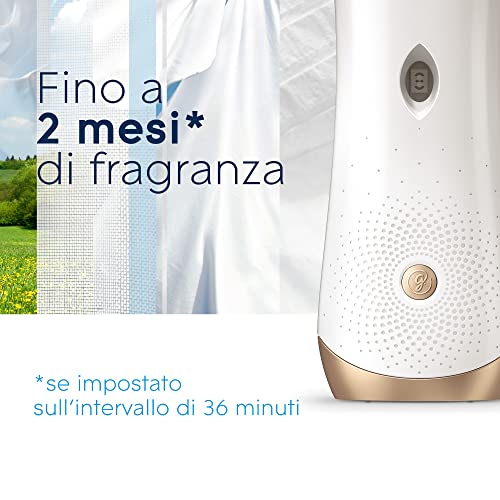 Glade Automatic Spray Ricarica, Profumatore per Ambienti, Fragranza Pure Clean Linen, Formato Scorta da 4 Ricariche da 269 ml