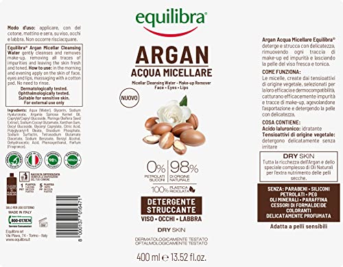 equilibra Viso, Argan Acqua Micellare,