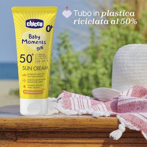 Chicco Spray Solare Protezione SPF 50 + Per Bambini, Resistente all'Acqua
