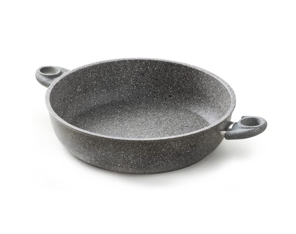 Tegame Antiaderente 2 Manici Cuore di Pietra 20 cm Accademia Mugnano