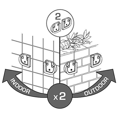 Gimi Telepack 100 Stendibiancheria da Parete in Resina e Alluminio, Stendibili