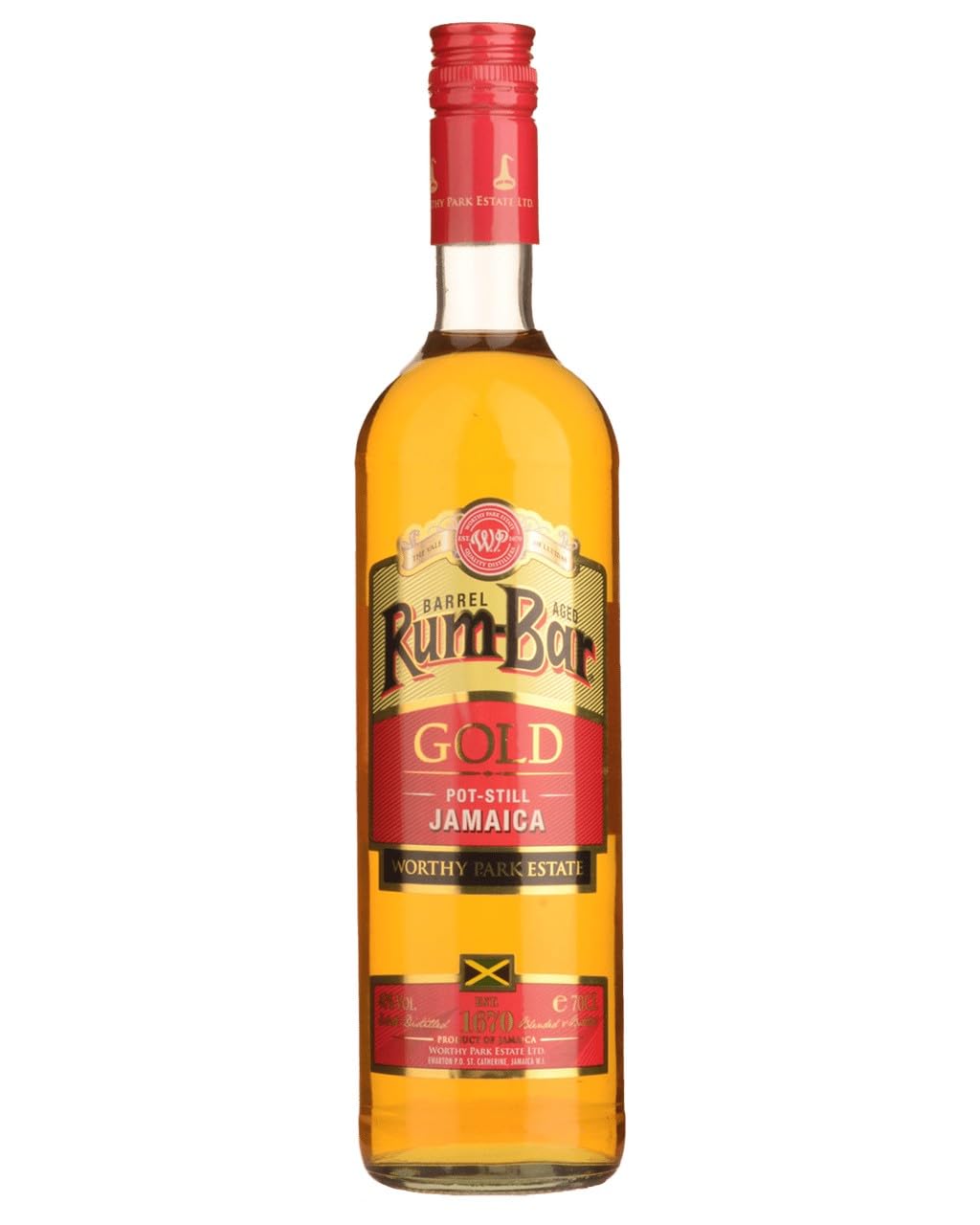 Rum-Bar Worthy Park Estate GOLD Pot Still Jamaica Rum 40% Vol. 0,7l