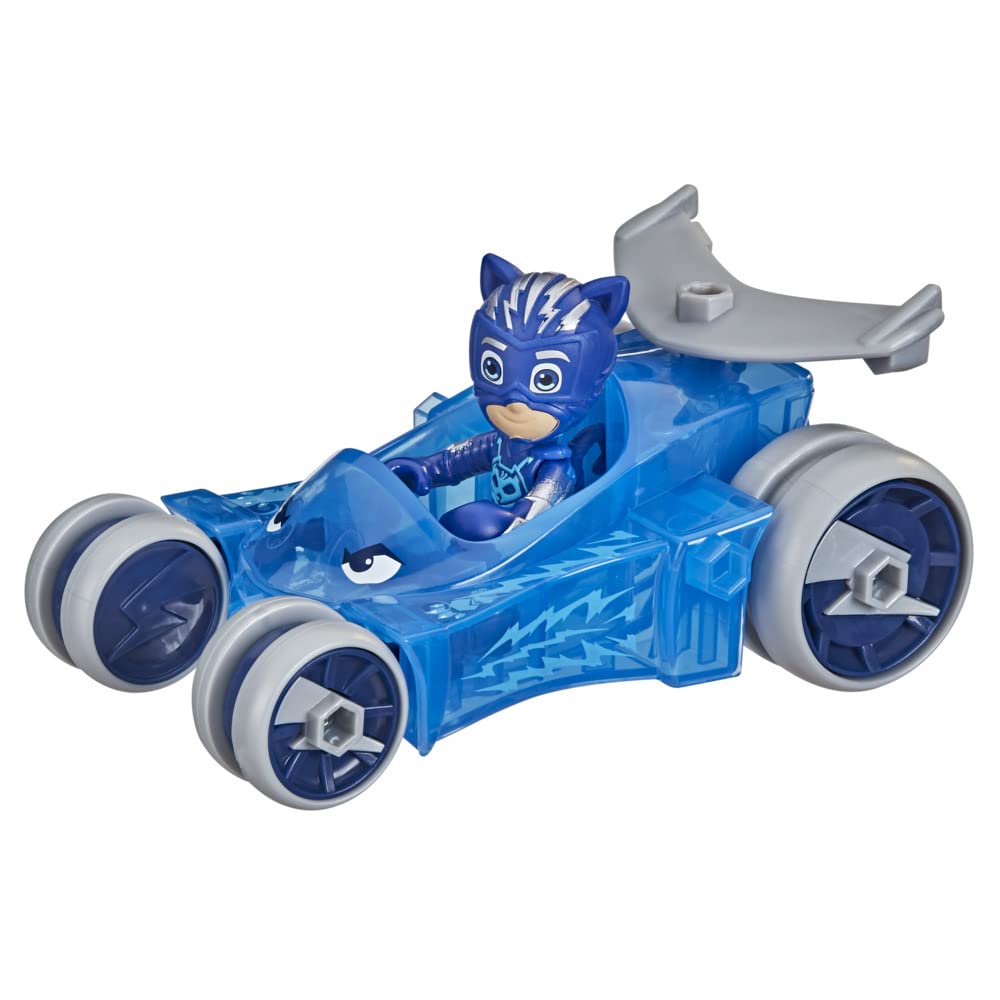 PJ Masks Yoyo Animale Power, Gatto-Bolide, Veicolo e Personaggio articolato, Giocattolo prescolare per Bambini a partire dai 3 anni F5337, Multicolore