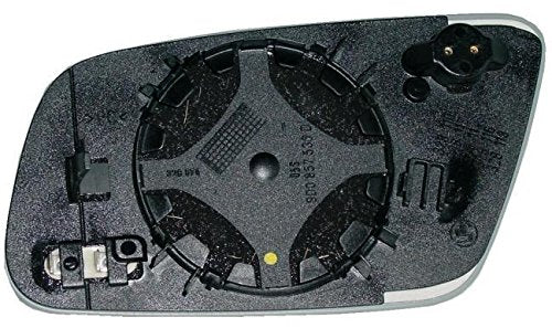 CG94 PIASTRA SPECCHIO TERMICA - VETRO CURVO- VETRO BLU - Posizione Destro [Lato Passeggero] Per Auto: A3