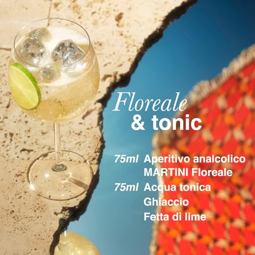 MARTINI Floreale, 75cl / 750ml, Aperitivo Analcolico Infuso con Erbe Botaniche