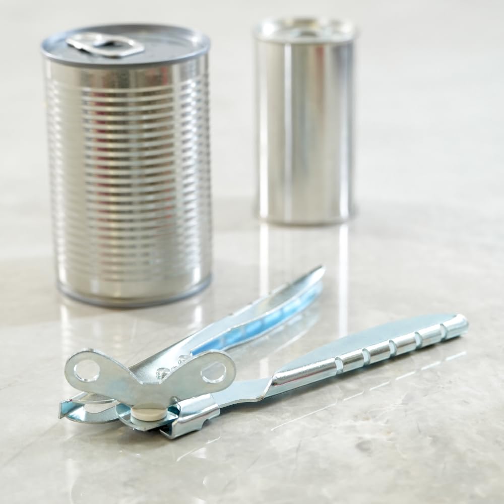 Rigamonti Apriscatole Rapid 4 funzioni. Apriscatole manuale pper barattoli e lattine in metallo in modo facile e veloce. Apriscatole e apribottiglie. Per uso professionale e casalingo.