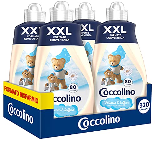 Coccolino FABRIC_SOFTENER  4 flaconi 8 LT 320 Lav.
