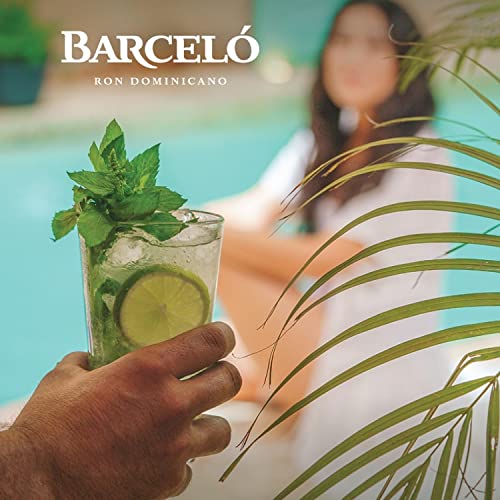 Ron Barceló - Rum Ambrato, Invecchiato Fino a 2 Anni in Barrique di Rovere, Rum Dominicano da 100% Succo di Canna da Zucchero, Per Cocktail Originali