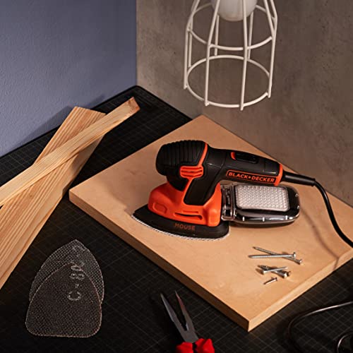 BLACK+DECKER BEW230BC-QS Levigatrice Mouse Multifunzione 55W V2019