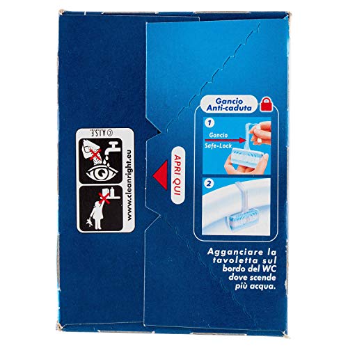 WC Net - 3Effect, Detergente per WC, Ocean Fresh - 6 pezzi da 136 g [816 g]