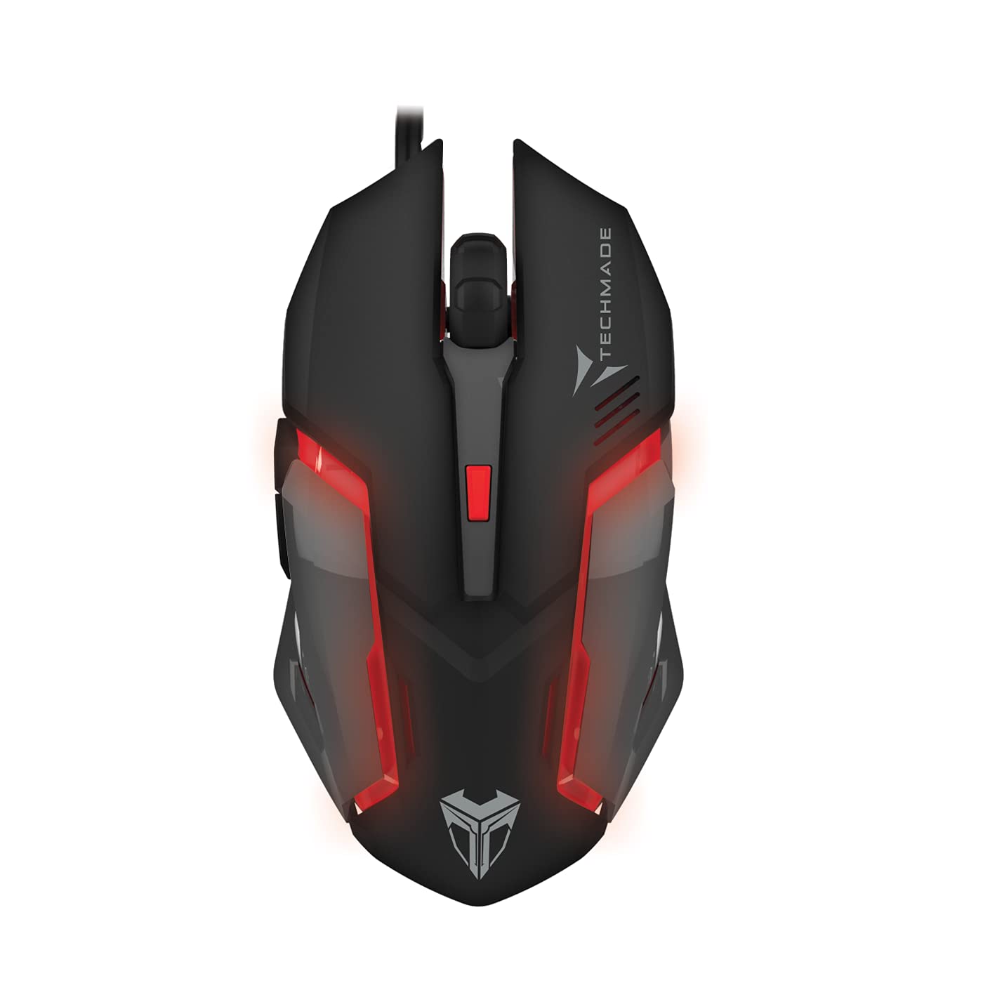 KIT GAMING TECHMADE 4 IN 1 TASTIERA COMODA E SILENZIOSA -MOUSE CON SENSORE OTTICO -CUFFIE CON CONNETTORE JACK-PAD