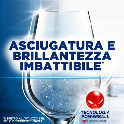 Finish Brillantante Lavastoviglie al Limone, 2 Prodotti da 500 ml di Brillantante
