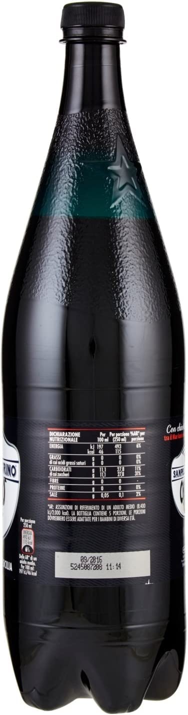 12 X Chinotto PET bottiglia Chinò barattolo 1,25 L San pellegrino Limonade arancio amaro