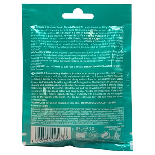 KIT CORPO: Thalasso Scrub Rimodellante Monodose + Fango Rapido Monodose + Guanto in Spugna