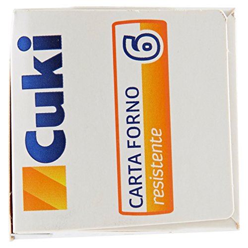 Cuki - Carta forno, ultra antiaderente e resistente, ideale per cuocere in forno, in padella e al vapore, 12 pezzi da 6 metri (72 metri)