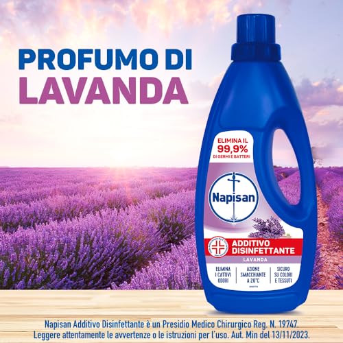 Napisan Additivo Disinfettante Lavatrice Freschezza di Lavanda