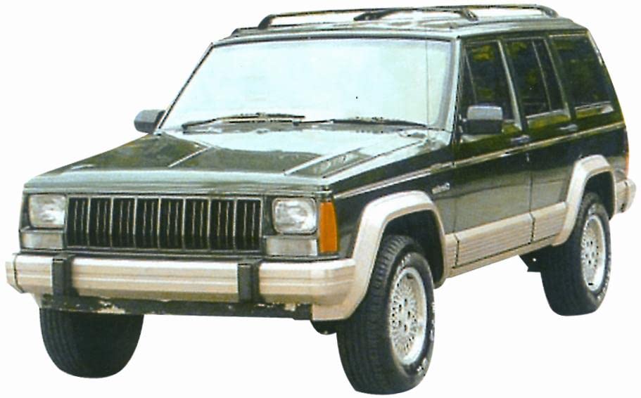 CG94 RETROVISORE Elettrico Sinistra [Lato Guida] per Auto: Cherokee - Calotta Nera