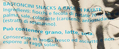 Cipster Freeky Fries, Chips di Patate, Forma Unica e Croccanti da Impazzire, 125g (multipack 5 bustine da 25g)